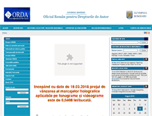 Tablet Screenshot of orda.ro